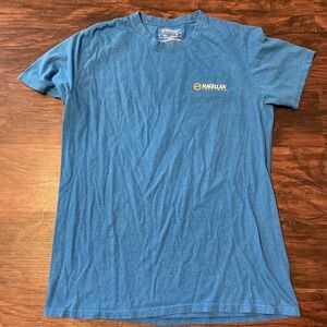 Men Magellan Outdoor Short Sleeve Crew Neck T Shirt Size Medium Solid Blue